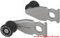 Preview: Honda chain tensioner block with mount for rear stand